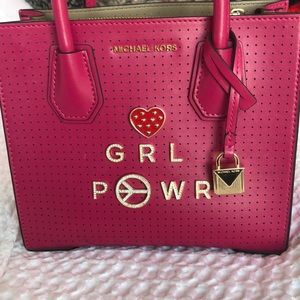 Pink Michael Kors mini bag